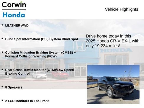 Used 2025 Honda CR-V EX-L image 6
