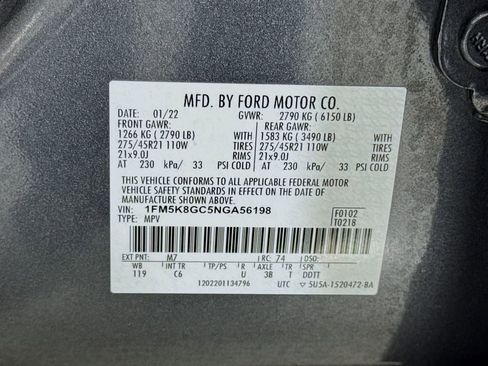 Used 2022 Ford Explorer ST w/ Equipment Group 401A AWD/4WD image 48