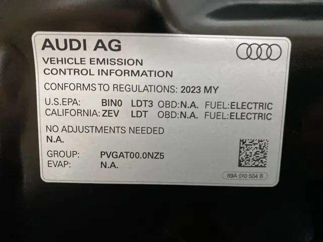Used 2023 Audi Q4 e-tron Prestige w/ Black Optic Package AWD/4WD image 94