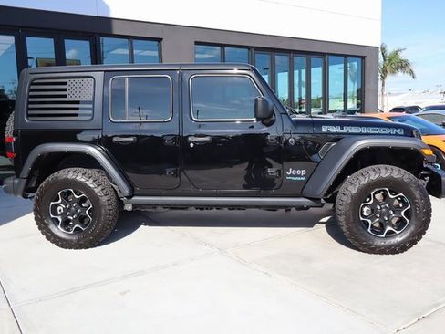 Used 2022 Jeep Wrangler Unlimited Rubicon 4xe w/ Steel Bumper Group image 2
