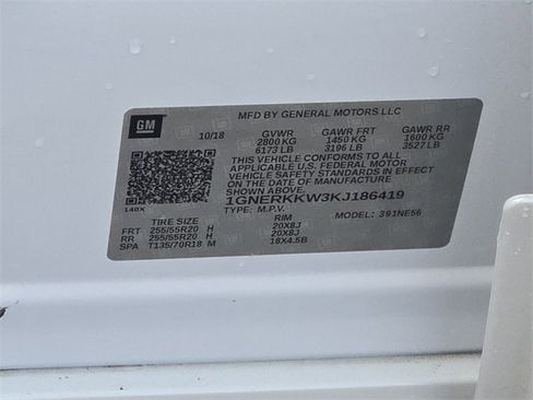 Used 2019 Chevrolet Traverse Premier w/ Driver Confidence II Package image 22