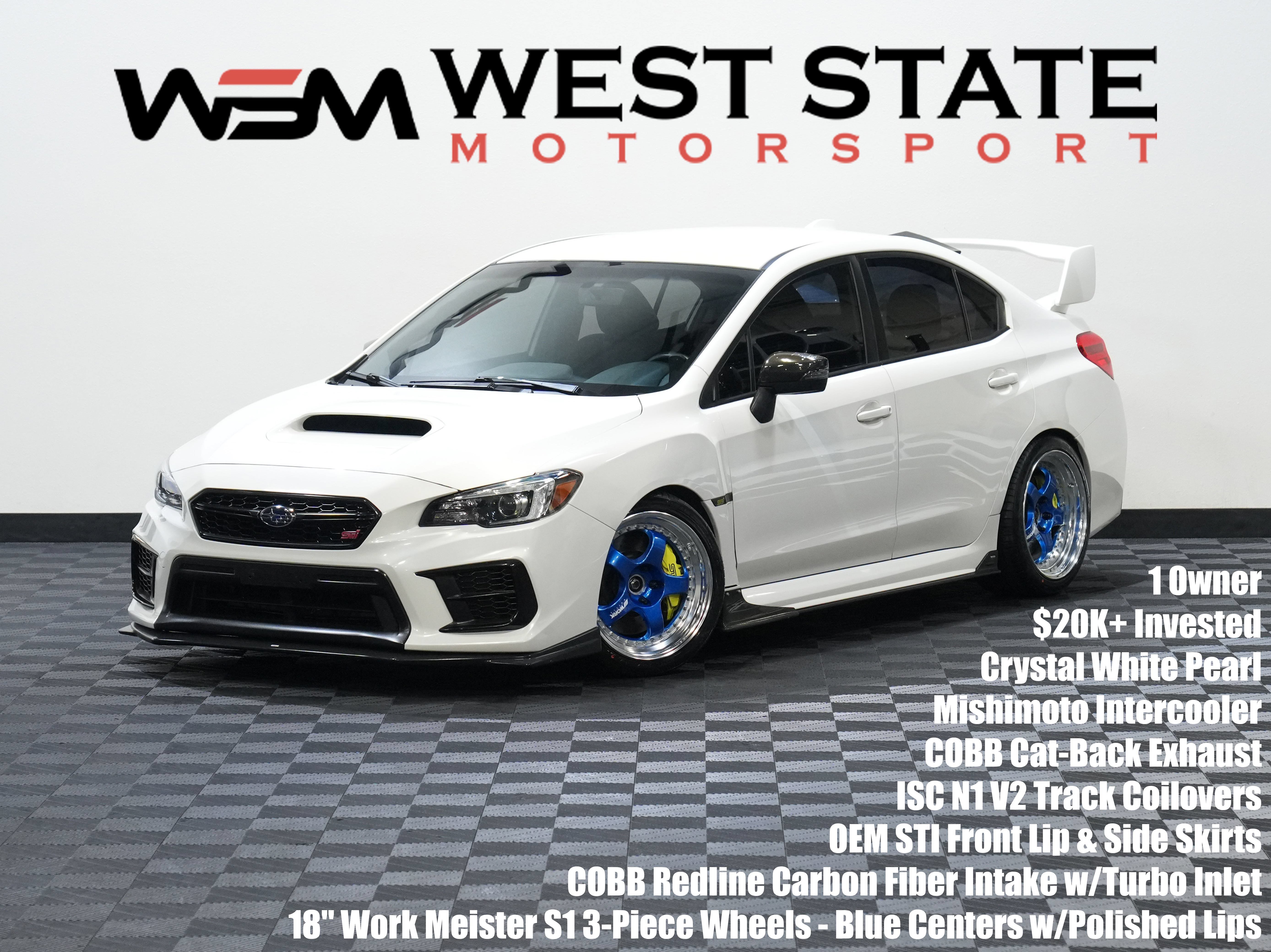 Used 2020 Subaru WRX STI AWD/4WD image 1