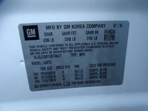 Used 2016 Buick Encore Sport Touring image 10