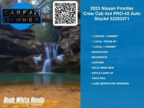 Used 2023 Nissan Frontier PRO-4X w/ Pro-4X Premium Package image 7