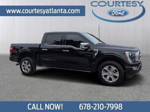 Certified 2022 Ford F150 Platinum w/ Equipment Group 701A High image 1