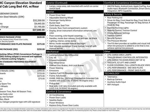 Used 2021 GMC Canyon Elevation Standard w/ Convenience Package image 27