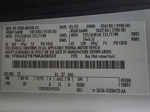 Used 2022 Ford Transit 350 XL image 35