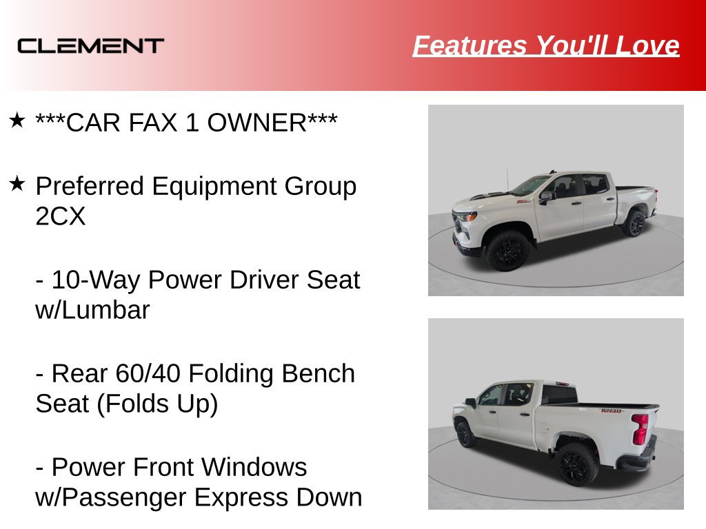 Used 2025 Chevrolet Silverado 1500 Custom Trail Boss AWD/4WD image 9