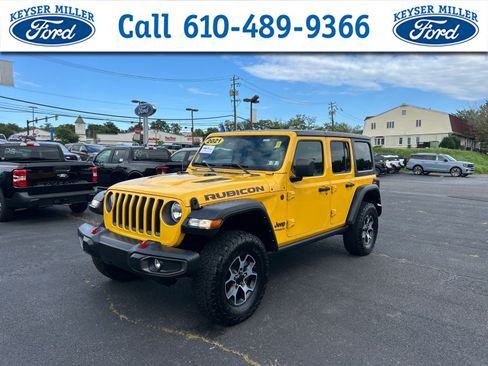 Used 2021 Jeep Wrangler Unlimited Rubicon w/ Cold Weather Group AWD/4WD image 1