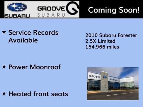 Used 2010 Subaru Forester 2.5X Limited w/ Popular Equipment Group 7B AWD/4WD image 2