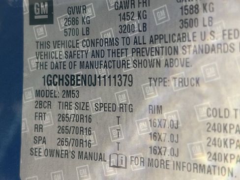 Used 2018 Chevrolet Colorado W/T w/ WT Convenience Package image 24