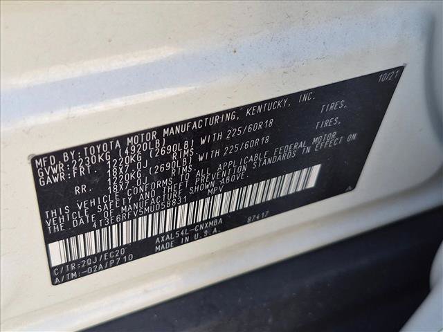 Used 2021 Toyota RAV4 XSE AWD/4WD image 18