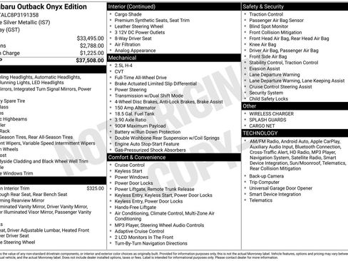 Used 2023 Subaru Outback Onyx Edition image 23