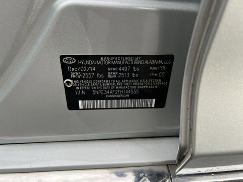 Used 2015 Hyundai Sonata Limited w/ Option Group 06 image 29