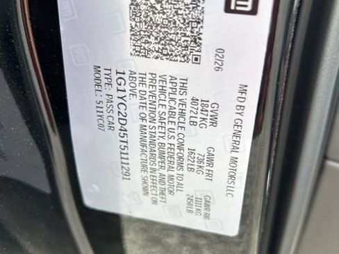 Used 2026 Chevrolet Corvette Stingray Premium Cpe w/ Z51 Performance Package RWD image 39