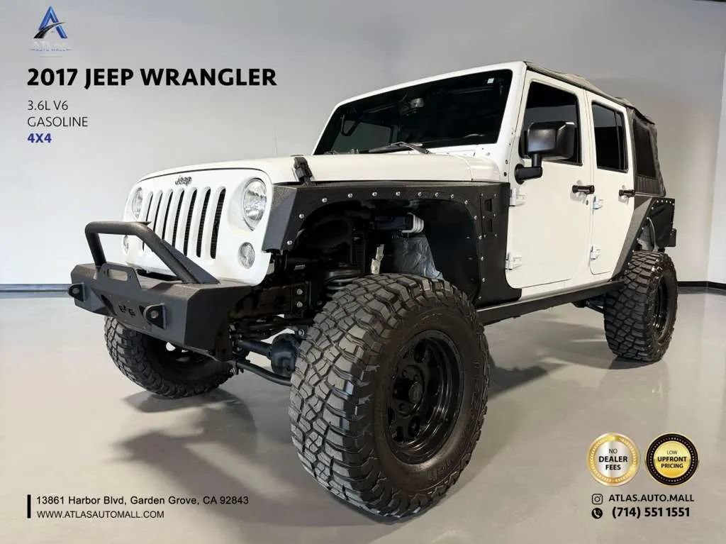 Used 2017 Jeep Wrangler Unlimited Sport w/ Quick Order Package 24S AWD/4WD image 1