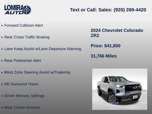 Used 2024 Chevrolet Colorado ZR2 w/ ZR2 Convenience Package III AWD/4WD image 39
