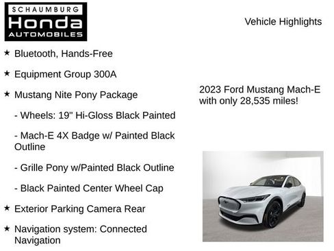 Used 2023 Ford Mustang Mach-E Premium w/ Mustang Nite Pony Package image 8