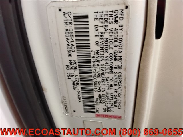 Used 2004 Lexus SC 430 Convertible RWD image 22