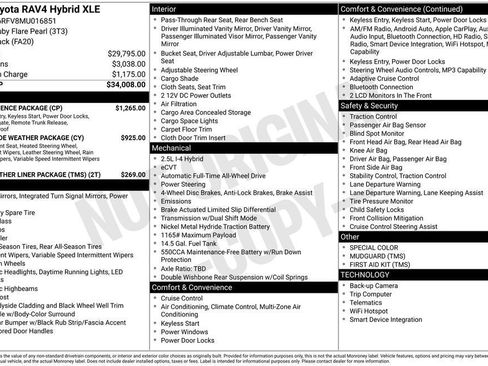 Used 2021 Toyota RAV4 XLE w/ Convenience Package AWD/4WD image 38
