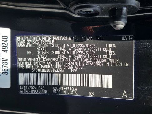 Used 2014 Toyota Sienna XLE FWD image 35