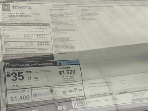 New 2026 Toyota Sienna Platinum image 25