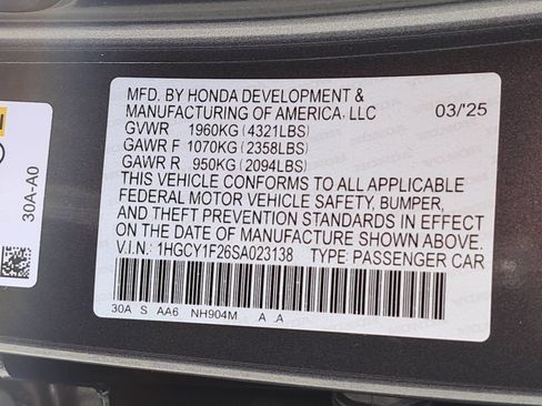 Used 2025 Honda Accord LX image 38