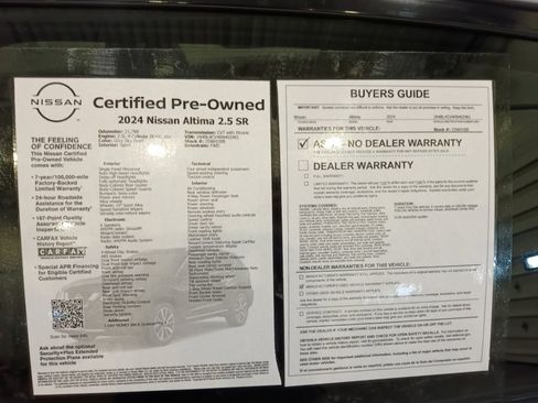 Used 2024 Nissan Altima 2.5 SR w/ SR Premium Package FWD image 33