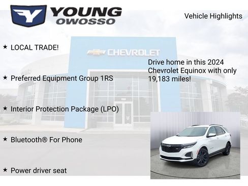 Certified 2024 Chevrolet Equinox RS FWD image 7