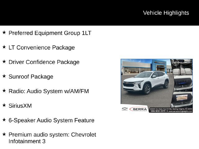 Certified 2024 Chevrolet Trax LT w/ Sunroof Package FWD image 4