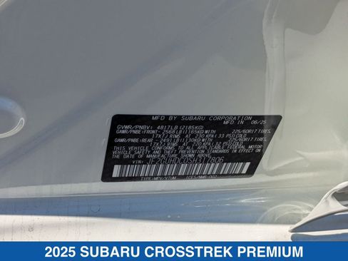 Certified 2025 Subaru Crosstrek 2.0i Premium image 30