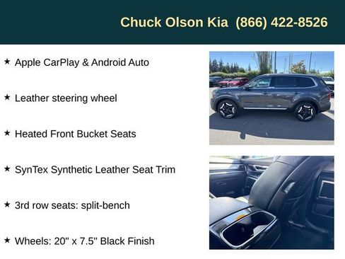 Used 2024 Kia Telluride S w/ S Sunroof Package AWD/4WD image 10