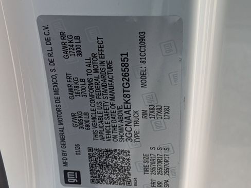 New 2026 Chevrolet Silverado 1500 W/T w/ WT Value Package RWD image 11
