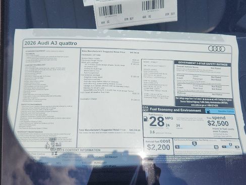 New 2026 Audi A3 2.0T Premium Plus image 23