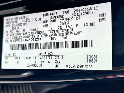 Certified 2022 Ford F150 XLT w/ Equipment Group 302A High AWD/4WD image 40
