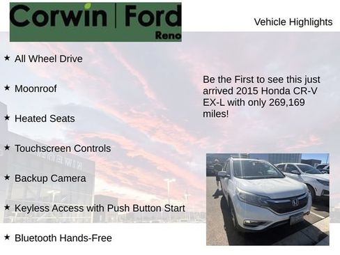 Used 2015 Honda CR-V EX-L image 4