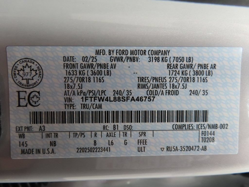 Used 2025 Ford F150 Tremor w/ Equipment Group 402A High AWD/4WD image 77