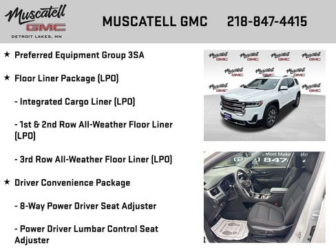 Used 2023 GMC Acadia SLE w/ Driver Convenience Package image 6