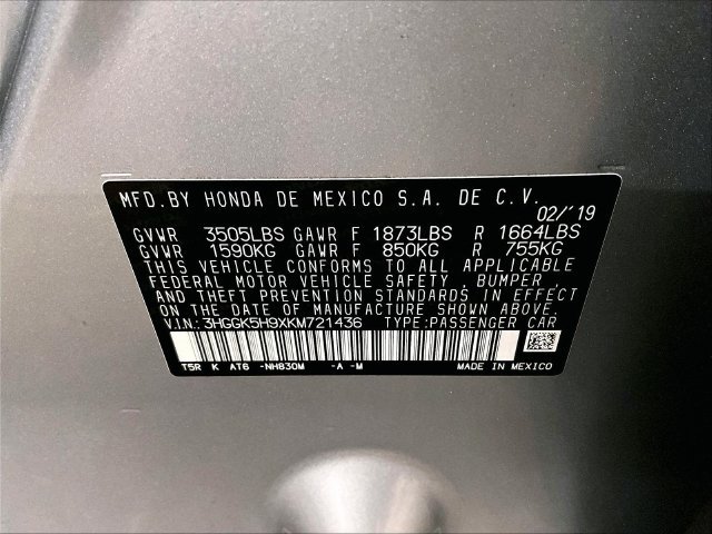 Used 2019 Honda Fit EX-L image 31