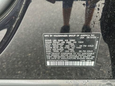 Used 2026 Volkswagen Atlas SE AWD/4WD image 24