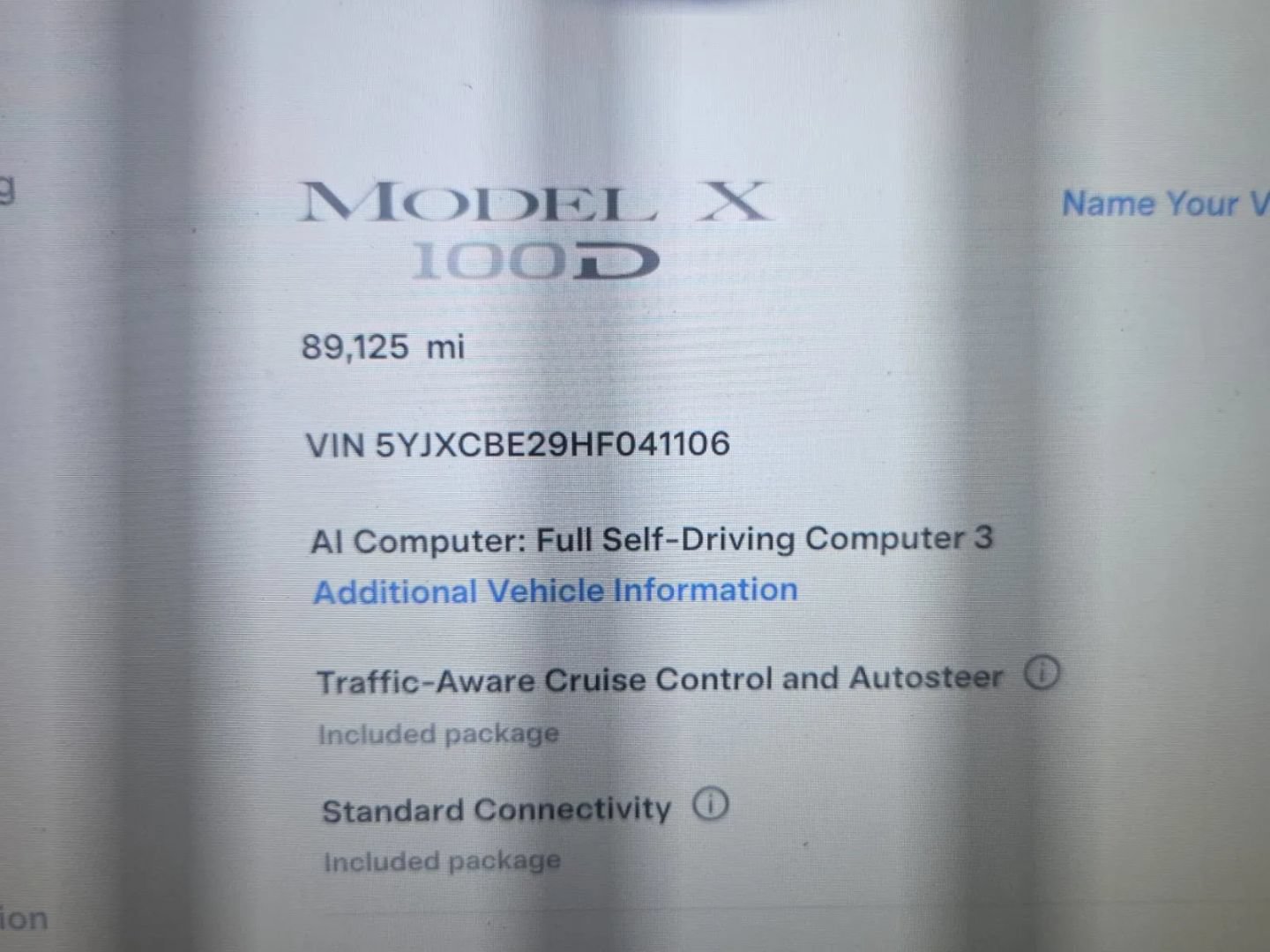 Used 2017 Tesla Model X 100D AWD/4WD image 18