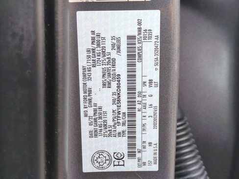 Used 2022 Ford F150 Lariat w/ Equipment Group 502A High AWD/4WD image 36