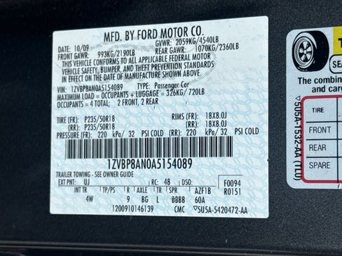 Used 2010 Ford Mustang Premium RWD image 17