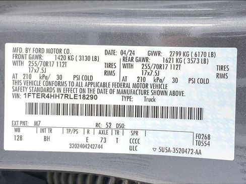 Used 2024 Ford Ranger XLT w/ FX4 Off-Road Package AWD/4WD image 37