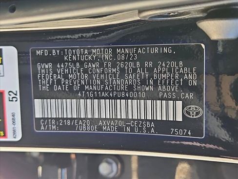 Certified 2023 Toyota Camry SE FWD image 23