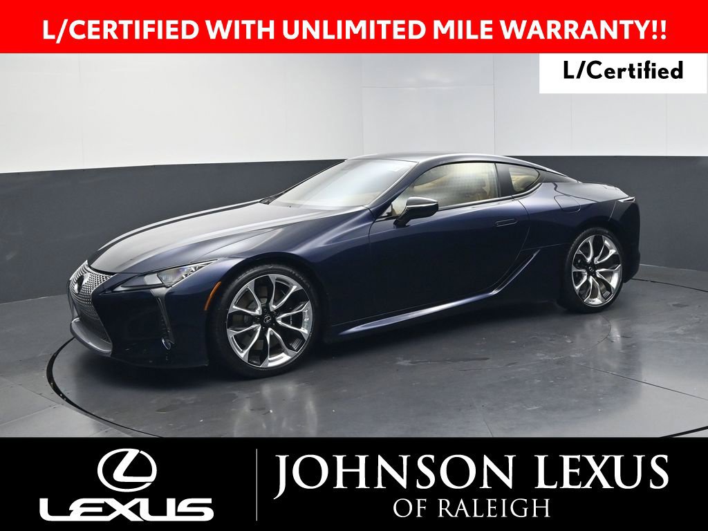 Certified 2021 Lexus LC 500 Coupe w/ Performance Package RWD image 1