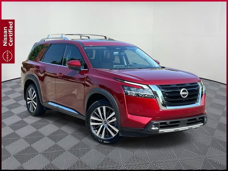 Certified 2022 Nissan Pathfinder Platinum w/ Cargo Package image 1