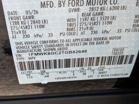 New 2026 Ford Explorer ST w/ Sun And Sound Package AWD/4WD image 21
