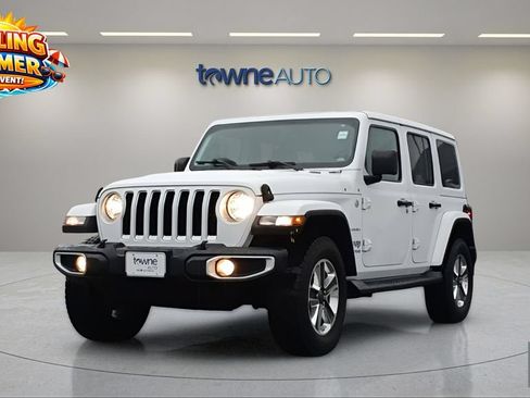 Used 2020 Jeep Wrangler Unlimited Sahara w/ Uconnect 4C Nav & Sound Group AWD/4WD image 1