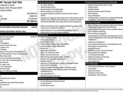 Used 2023 GMC Terrain SLE image 34